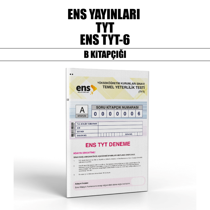 ENS YAYIN TYT SNV 6-B - 25-26